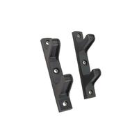 LeeQinersw Support Haltères Porte Barre J Hook Crochet Support Rack Accessoire Construction Acier Solide Résistant Lourdes pour Power Cage Adapté, Support De Barre Double Couche En Plastique 52 345