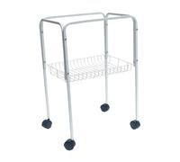 LeeQinersw Support pour Cage à Oiseaux, Support pour Cage pour Animaux de Compagnie, Tableau D'affichage pour Chambre d'enfant, Buanderie et Salle de Bai, Blanc