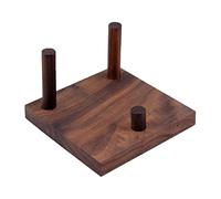 LeeQinersw Support Présentoir Bois Chevalet Exposition Piédestal de Collection Base Carrée Stabilité Améliorée Bois Utilisable dans Salle de, moyen
