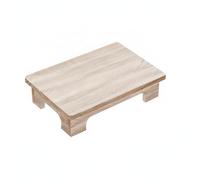 LeeQinersw Table Basse en Bois Massif Paulownia, 40cm X 28cm X 10cm, 40 De Long - Couleur Légèrement Rôtie - sans Peinture Bois Massif
