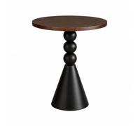 LeeQinersw Table D'appoint Base Métallique Conique Morne Table D'appoint Ron Robuste pr lon