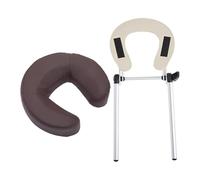 LeeQinersw Table de massage avec appui-tête et coussin réglable pour femmes et hommes, CafÉ