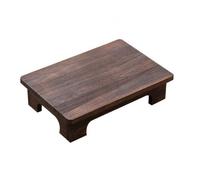 LeeQinersw Table Thé Basse Compacte, Marron, 40CM | Multifonctionnelle, table basse En Bois, Solide, Meuble