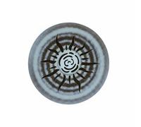 LeeQinersw Tambour Thérapeutique Sonore Tambour Main Instrument Musique Percussion Bois Bambou Timbre d'Eau Calmant Réponse Sensible Adaptée Séances de, Spirale De Soleil