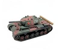 LeeQinersw Tank Figurine KV-1 Figurine Miniature Tank Soviétique Résine avec Tourelle Orientable pour Collectionneur Joueur Wargame Décoration Intérieure Salle d'Exposition, Camouflage