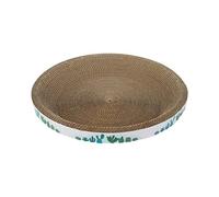 LeeQinersw Tapis à Griffer en Carton Ondulé pour Chat, Idéal pour Les Chatons et Les Chats. Protège Vos Meubles des Dommages Causés par Le Bois. et, Cactus Rond 43cm