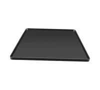 LeeQinersw Tapis de Réfrigérateur Réutilisable et Antidérapant, Bac de Récupération Des Graisses, Protection de Sol pour Petits Appareils électroménagers, Noir 60x60x1.5cm