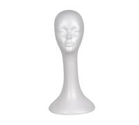 LeeQinersw Tête de Mannequin En Mousse, Présentoir de Polyvalent pour Postiches