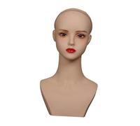 LeeQinersw Tête de Mannequin Femme, Support pour Le Haut Du Corps, Stable et Réaliste, pour L'affichage et
