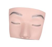LeeQinersw Tête de mannequin plate pour la pratique du maquillage et l'extension de cils, idéale pour les débutants.