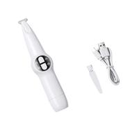 LeeQinersw Tondeuse à Poils de Silencieuse avec Lumière LED, sans Fil, pour Petits Animaux, Idéale pour Le Toilettage des Yeux et de L'arrière-Train.