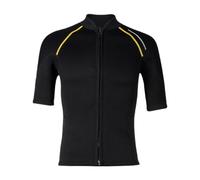 LeeQinersw Top de Combinaison à Manches Courtes pour Hommes avec Fermeture éclair Avant, Idéal pour Les Sports Nautiques, XL