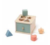 LeeQinersw Trieur de Formes Enfants Jouet de Tri Éducatif Boîte Bloc Balle Bois Confortable Pièces Larges et Découpes Précises pour Jeux Interactifs Adapté au, Boîte De Tri De Formes Montessori