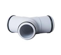 LeeQinersw Tuyau de Pompe de Filtration pour Piscine, Connecteur à 3 Voies, Accessoires, Portable, Adaptateur Pratique