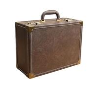 LeeQinersw Valise de pour, grande capacité, avec serrure à combinaison, Brun