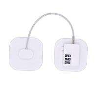 LeeQinersw Verrouillage Enfant Sécurité pour Réfrigérateur Fenêtre Placard Câble Combinaison Sans Clé Protection Enfants Plastique Souple Adapté Aux Familles Ave, BLANC