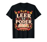 Leer ES Poder Hispanic Heritage Spanish Teacher Maestra T-Shirt Graphique avec Valeur