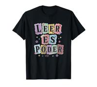 Leer ES Poder Maître de Lecture en Espagnol T-Shirt