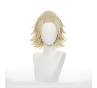 LEES WIGS Perruque cosplay pour cosplay Tokyo Revengers Mikey Manjiro Sano avec bonnet de perruque gratuit