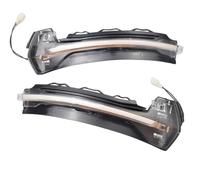 LEESEN Latérale Dynamique Clignotant Dynamique LED Pour A3 8V S3 RS3 2013 2014 2015 2016 2017 2018 2019 2020, Lumière Clignotante À Eau Qui Coule Latéral Clignotant Lampe(Yellow-crystal)