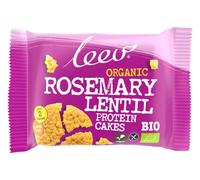 Leev Bio Galettes de Lentilles au Romarin - Sans Sel Ajouté - Riche en Fibres - Riches en Protéines - Multipack 3x2st (54g) - Lot de 8 Boîtes