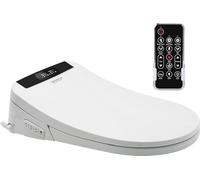 LEEVENTUS WC japonais L-MSC403. Uniquement pour WC en forme de U et D à partir de 51 cm de longueur totale. Ne convient pas aux toilettes sur pied. Bidet intelligent avec télécommande RF, sans