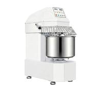 Leevot pétrin à spirale professionnel SZH-30B - 30L - moteur 1800W 2 vitesses - capacité 18kg pâte - minuterie et arrêt auto