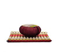 Leewadee Coussin de Méditation Zafu & Zabuton Set 70 x 70 cm Kapok