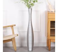 Leewadee Grand Vase A Poser Au Sol 85 cm Haut - Vase De Sol pour Fleur Ou Pampa, Argentin, Résine