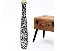 Leewadee Grand Vase A Poser Au Sol pour Branches Décoratives De Pampa, Vase en Bois De Manguier, 65 cm, Argentin