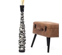 Leewadee Grand Vase A Poser Au Sol pour Branches Décoratives De Pampa, Vase en Bois De Manguier, 65 cm, Nero