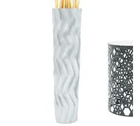 Leewadee Grand Vase A Poser Au Sol pour Branches Décoratives De Pampa, Vase en Bois De Manguier, 70 cm, Argentin