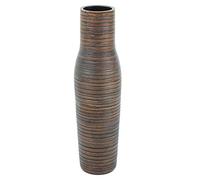Leewadee Grand Vase A Poser Au Sol pour Branches Décoratives De Pampa, Vase en Bois De Manguier, 85 cm, Marron
