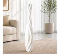 Leewadee Grand Vase sur Pied 65 cm Polyrésine pour Pampa & Fleurs Séchées