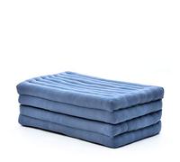 LEEWADEE Matelas de Massage Standard - Matelas thaï en kapok Fait à la Main, lit Pliable thaï rembourré en kapok Naturel, 200 x 70 cm, Anthracite