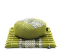 Leewadee Set Méditation Compact Zafu & Zabuton - Petit Coussin Kapok Yoga Zen Zazen