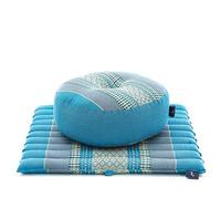 Leewadee Set Méditation Compact Zafu & Zabuton - Petit Coussin Kapok Yoga Zen Zazen