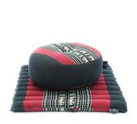 Leewadee Set Méditation Compact Zafu & Zabuton - Petit Coussin Kapok Yoga Zen Zazen