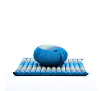 Leewadee Set Méditation Zafu & Zabuton - Coussin Méditation Kapok Yoga Zen Zazen