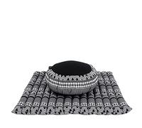 Leewadee Set Méditation Zafu & Zabuton - Coussin Méditation Kapok Yoga Zen Zazen