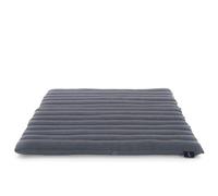 Leewadee Zabuton - Tapis Zabuton traditionnel enroulable et fait à la main, yoga mat épais rembourré en kapok, 70 x 70 cm, Anthracite