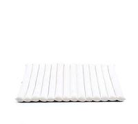 Leewadee Zabuton - Tapis Zabuton traditionnel enroulable et fait à la main, yoga mat épais rembourré en kapok, 70 x 70 cm, écru