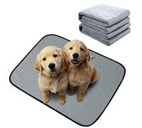 LEEWEITAS Tapis de Dressage pour Chiens Réutilisables, Tapis éducateurs Pipi Lavables pour Chiots avec Base Super Absorbante et Antidérapante pour Chiens, Chats et Lapins-50x70CM (2 pièces)