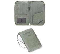LEEXTON Portefeuille de voyage en cuir avec blocage RFID pour passeport et portefeuille de voyage pour femme/homme avec, vert gazon, Moderne