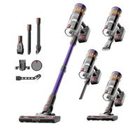 Lefant Aspirateur Balai sans Fil, 42Mins/40KPA Autonomie Aspirateur sans Fil Puissant avec Écran Intelligent, aspirateur Balai Puissant pour Les Poils d'animaux/Tapis/Sols Durs,2025 Dernier Modèle