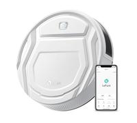 Lefant Aspirateur Robot, Robot Aspirateur Autonomie Mince Silencieux, Connecté avec WiFi/Alexa/App, 3 Modes d'aspirations, Programmable, Idéal pour Les Poils d'animaux Tapis Sols Durs, M210 Blanc