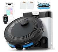 Lefant M2 Pro Robot Aspirateur Laveur 6000Pa avec Station Vidage Automatique Poussière,Navigation Laser avec Cartographie,Nettoyage Personnalisé, Évitement d'obstacles PSD, Idéal pour Poils d'animaux