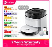 LEFANT M3 M3L Aspirateur robot avec cartographie, puissance d'aspiration de 12 000 Pa, station Omni tout-en-un, système PSD d'évitement d'obstacles, laser DTOF M3L