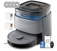 Lefant M3 Max Robot Aspirateur Laveur 20 000 Pa, Station Multifonctionnelle, Double Serpillière Rotative 200 TR/Min & Relevable 9mm, Navigation dToF, Évitement d'obstacles PSD, 220min