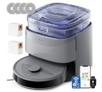 Lefant M3 Max Robot Aspirateur Laveur 20 000 Pa, Station Multifonctionnelle, Serpillière Rotative 200 TR/Min Relevable 9 mm, Navigation dToF, Évitement d’Obstacles, 220min, Poils d’Animaux, 5G/2.4G